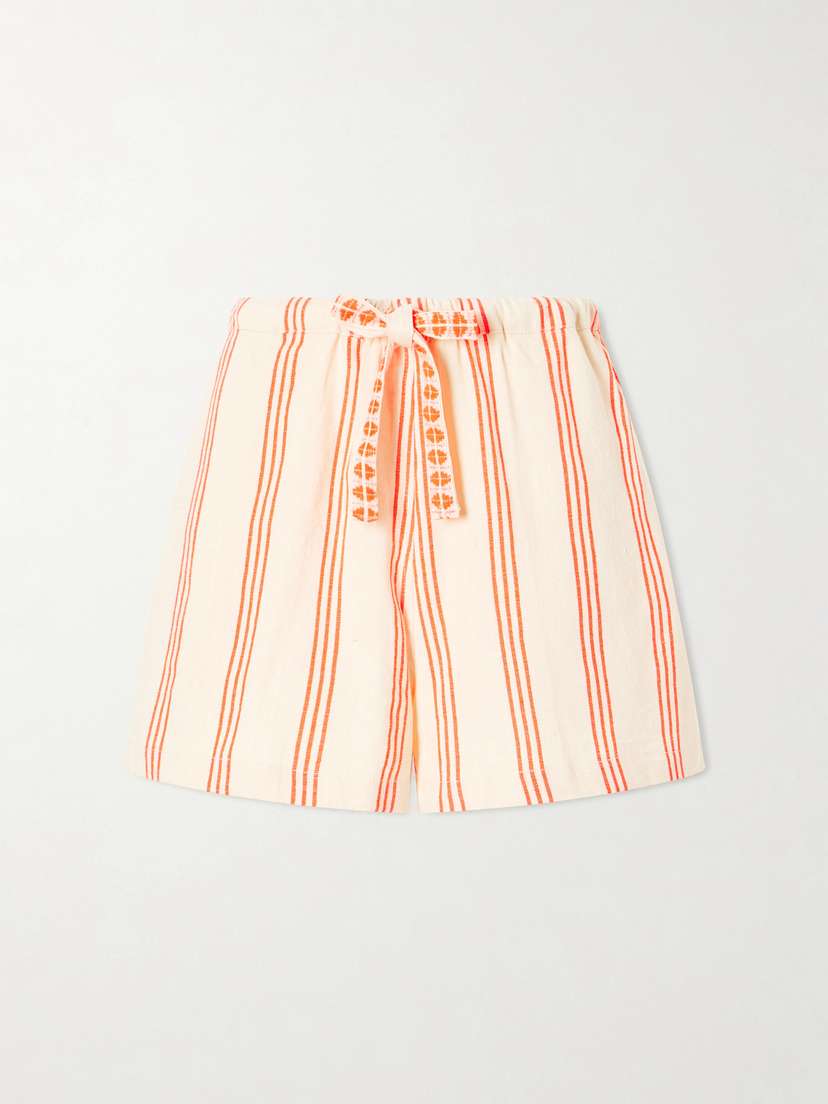 Lemlem Safia Striped Cotton Shorts | Thumbnail 6
