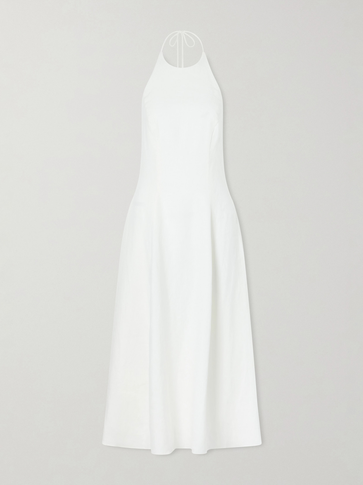 Faithfull Neolia Linen Midi-dress In White