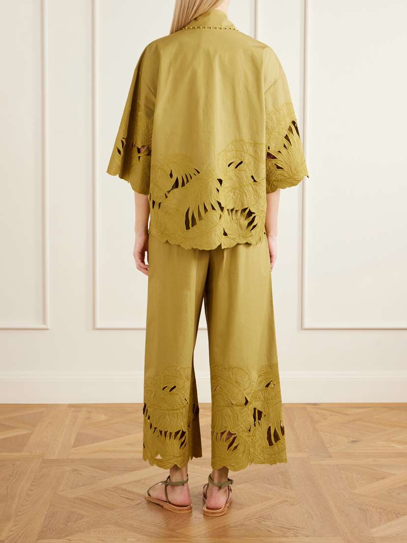 Zimmermann Mahon Embroidered Cotton Shirt | Thumbnail 3