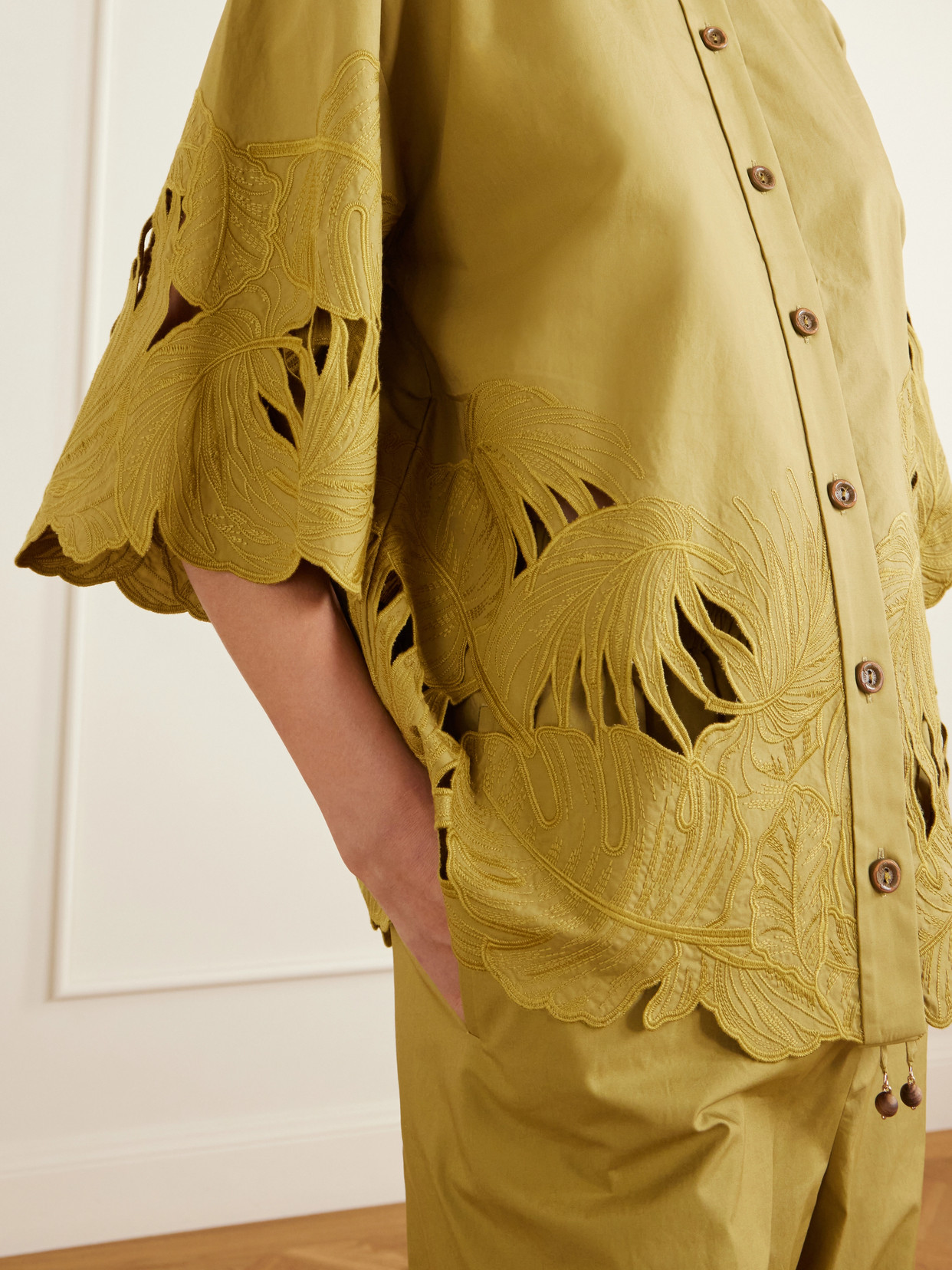 Mahon Embroidered Cotton Shirt