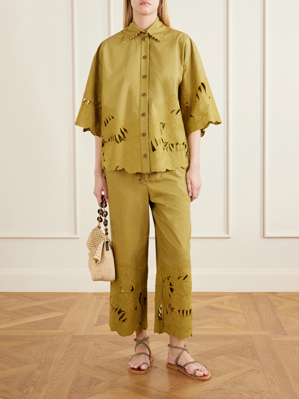 Mahon Embroidered Cotton Shirt