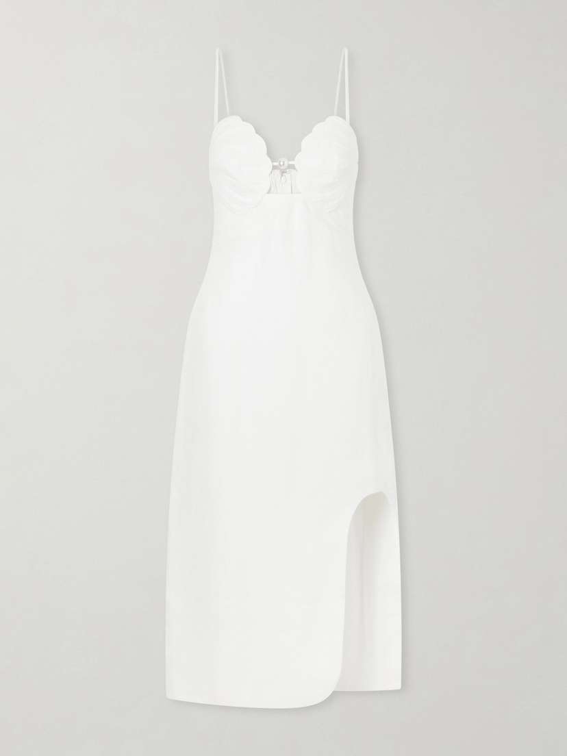 Farm Rio Linen Midi Dress - Women's Clothing