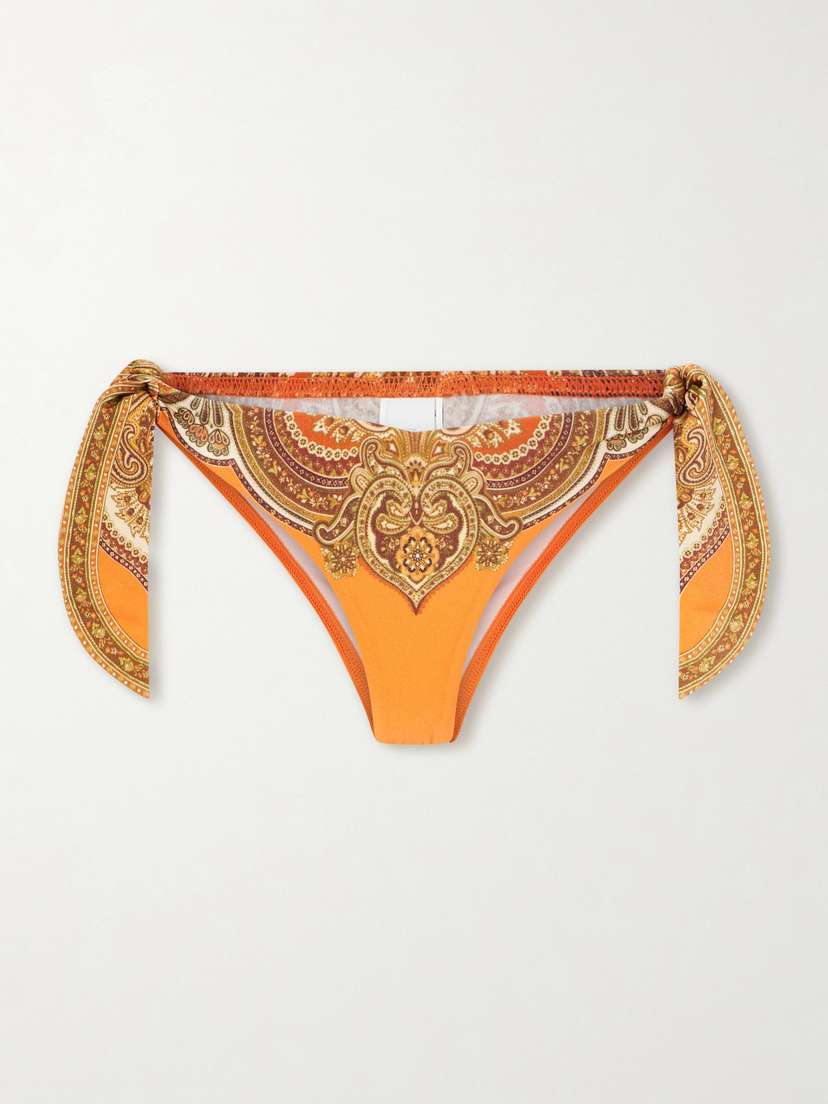 Zimmermann Mahon Printed Bikini Briefs