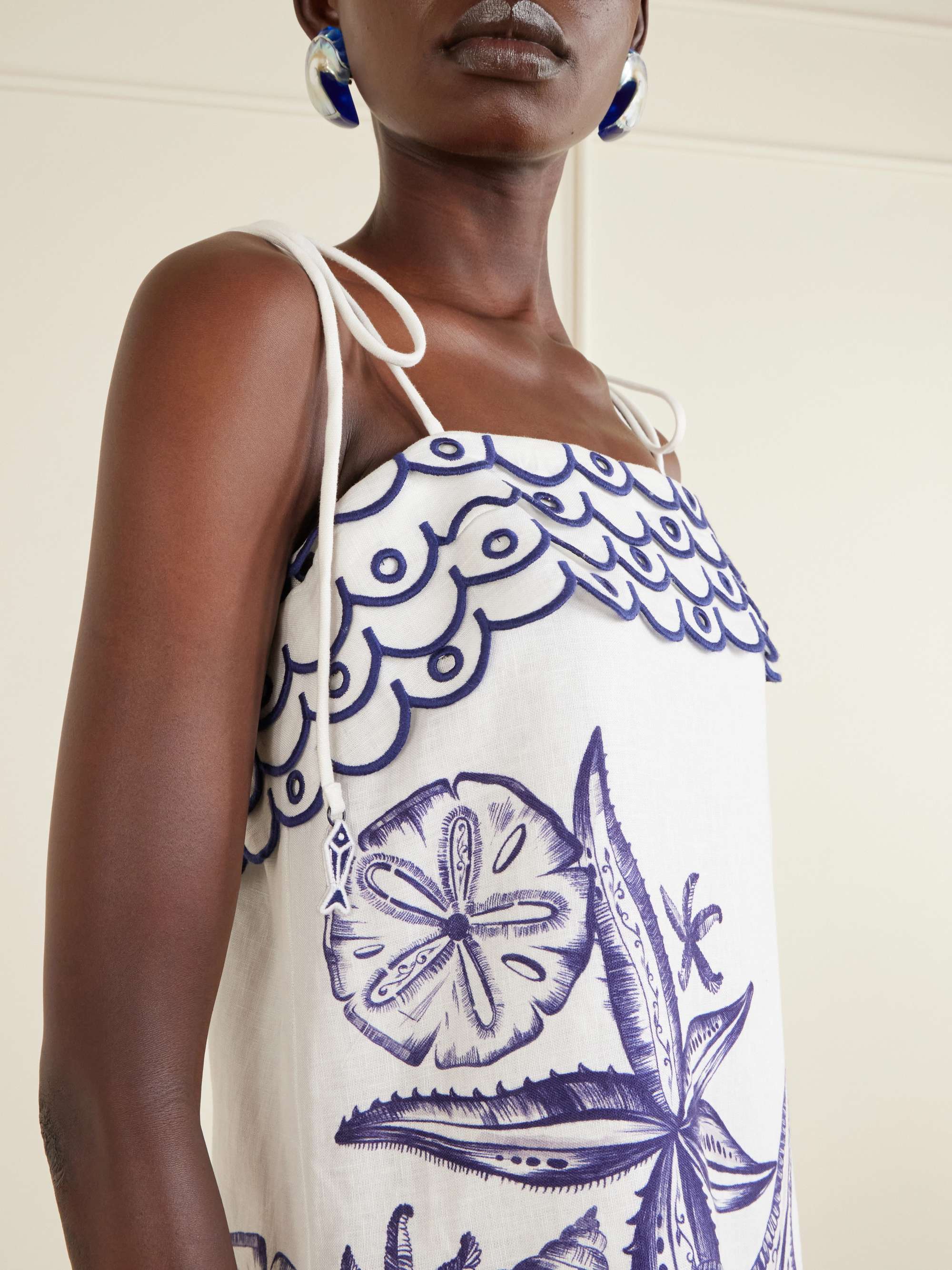 pop print a line dress farm rio SPANX Cotton Boatneck Mini Dress main image 0