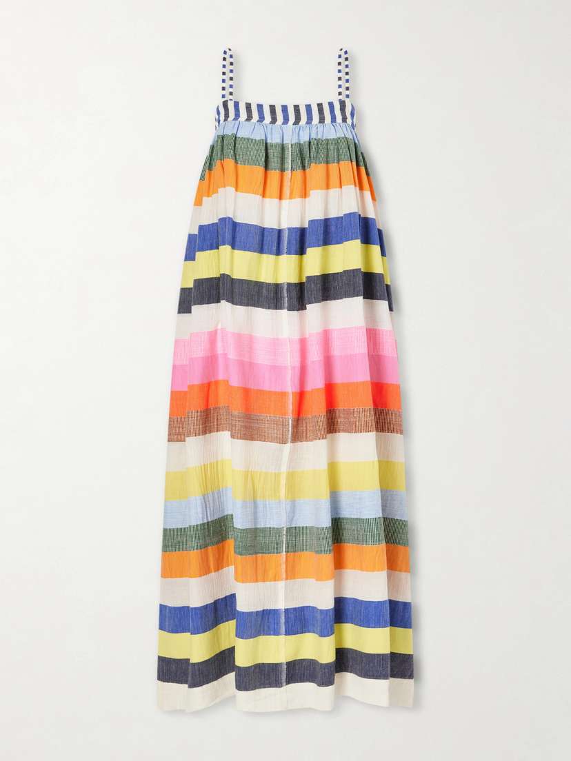Lemlem Eda Striped Cotton-gauze Midi Dress | Thumbnail 5