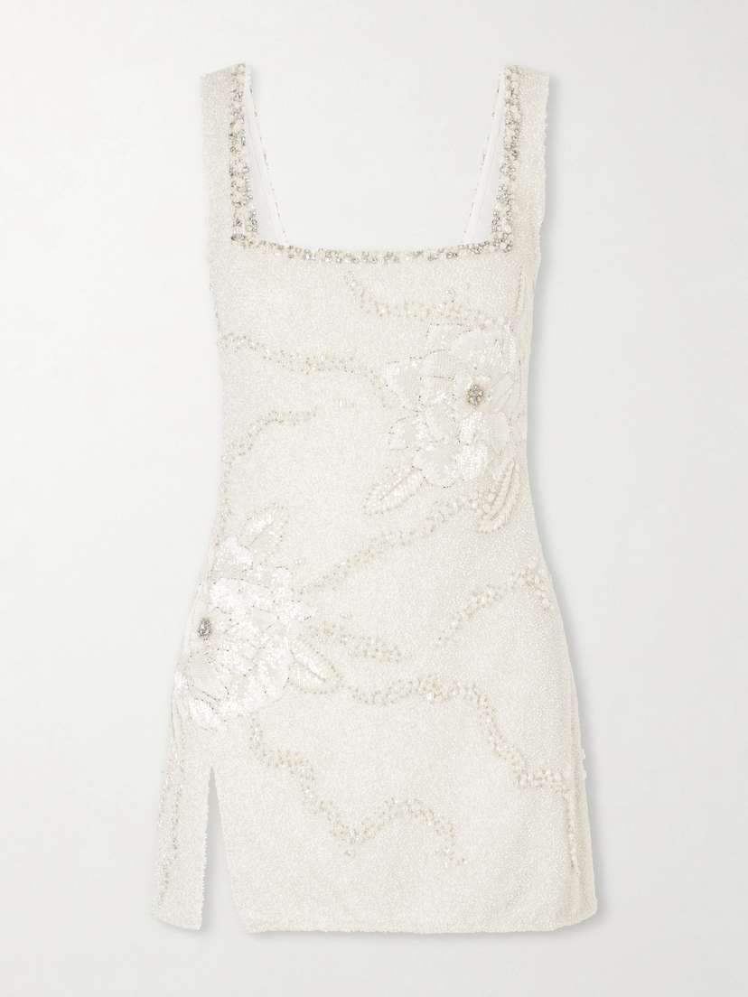 Clio Peppiatt Peony Embellished Tulle Mini Dress | Thumbnail 5 Clio Peppiatt Peony Embellished Tulle Mini Dress | Thumbnail 5
