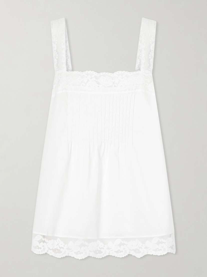 Faithfull Cristina Lace-trimmed Cotton Top | Thumbnail 5 Faithfull Cristina Lace-trimmed Cotton Top | Thumbnail 5