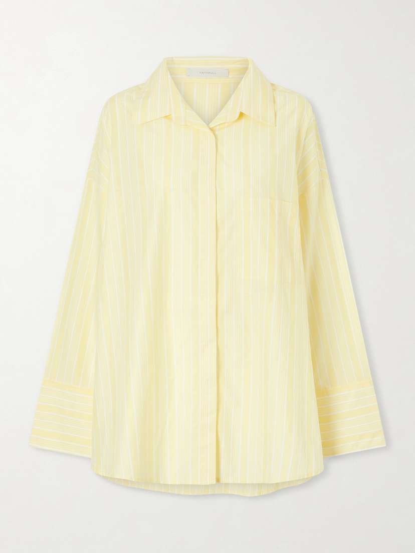 Faithfull Clemente Striped Cotton Shirt | Thumbnail 6 Faithfull Clemente Striped Cotton Shirt | Thumbnail 6
