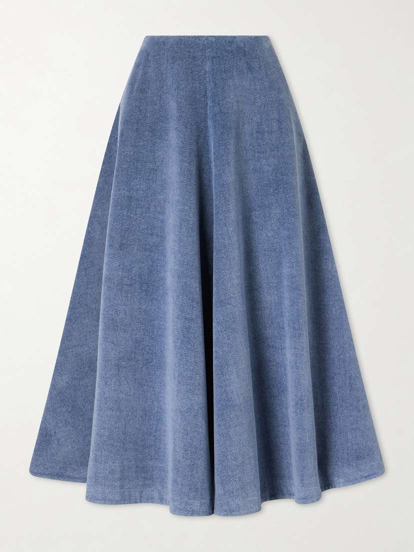 Altuzarra Varda Paneled Denim Midi Skirt | Thumbnail 6