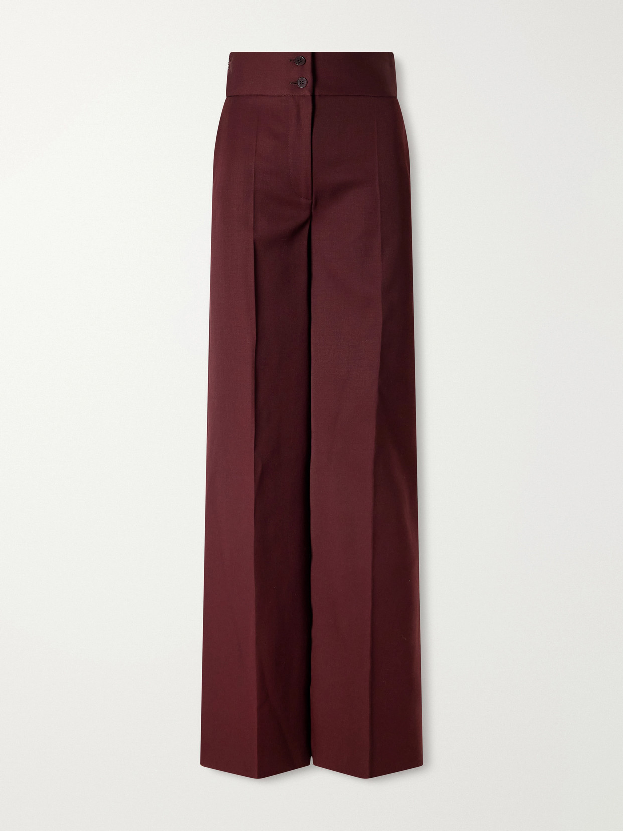 Altuzarra - Rudy Wool Straight-leg Pants - Burgundy