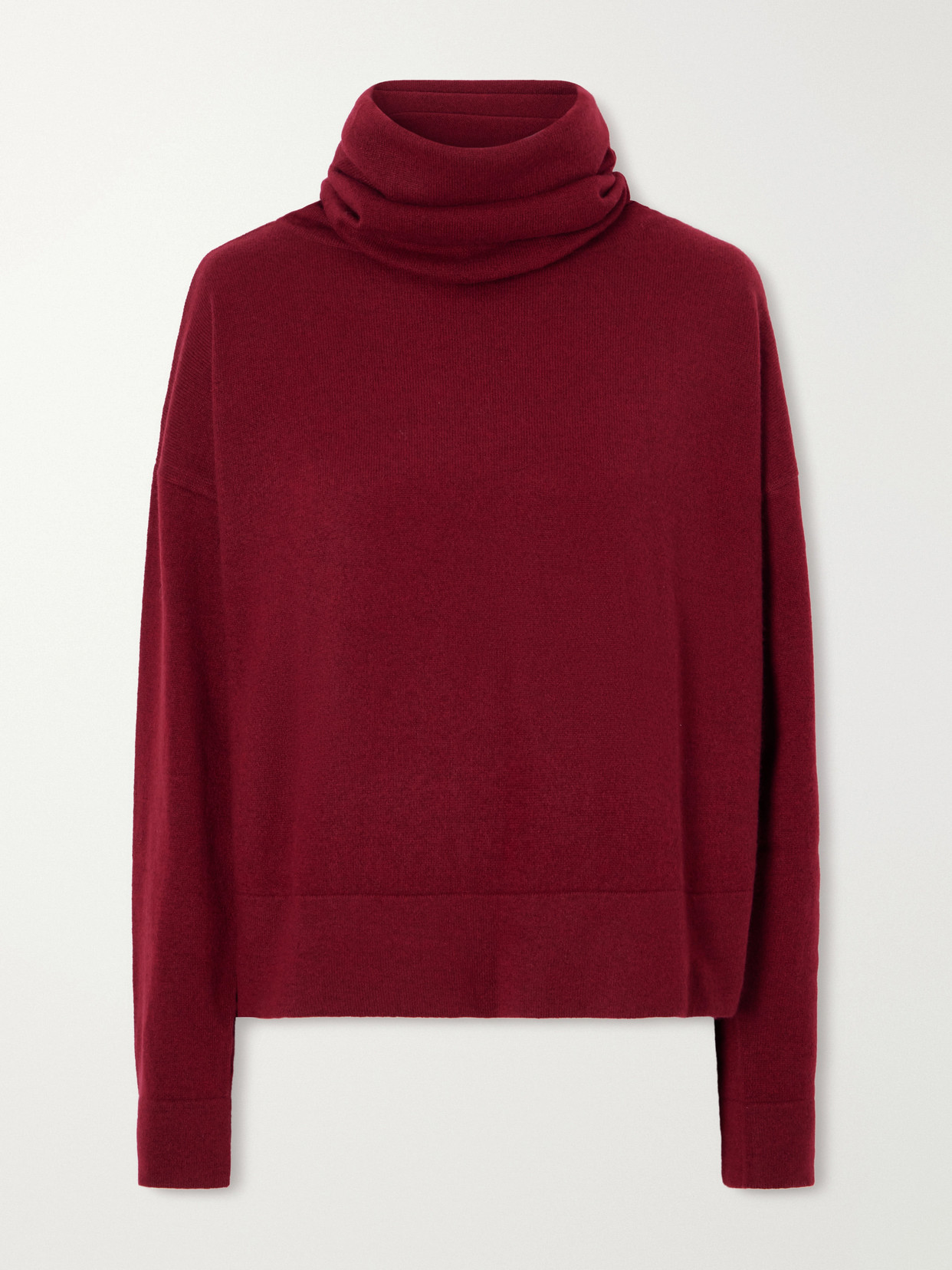 Altuzarra Lester Cashmere Turtleneck Sweater In Burgundy
