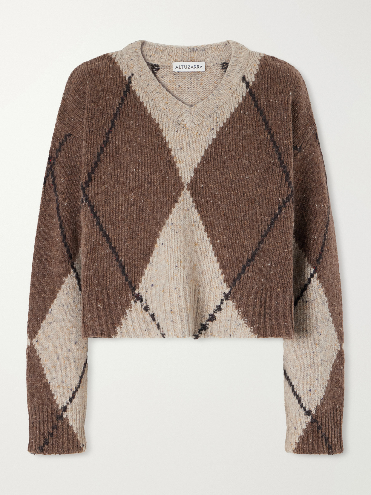 Altuzarra Parish Wool-blend Sweater In Brown