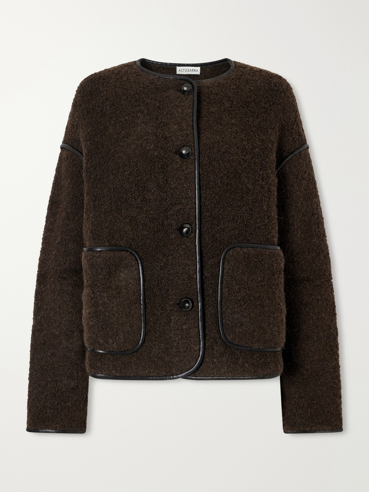 Altuzarra - Irving Alpaca-blend Jacket - Brown