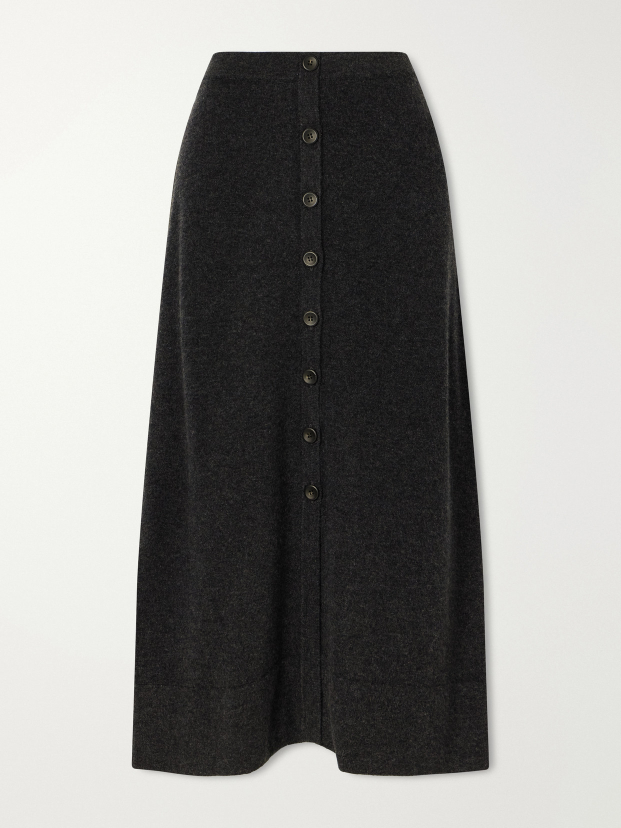 Altuzarra Callahan Cashmere Maxi Skirt In Gray