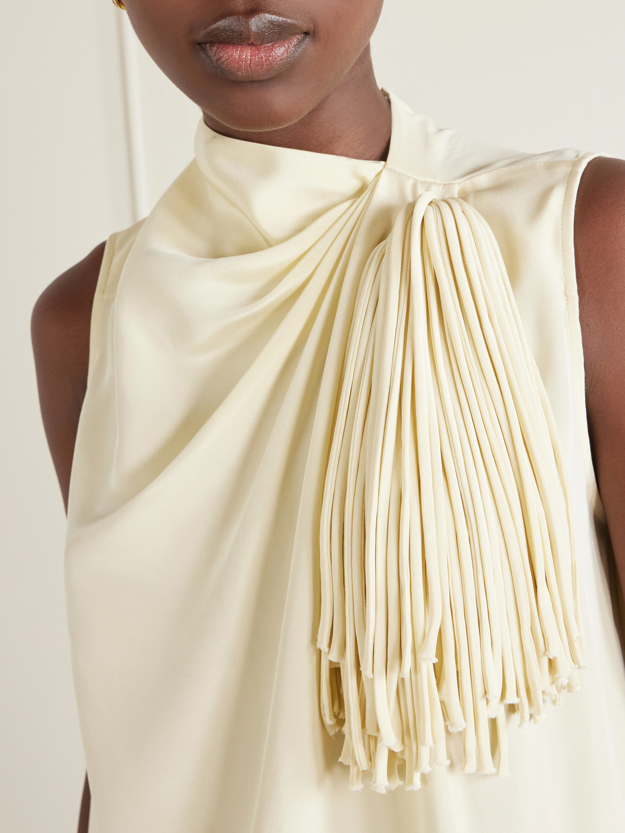 Alden Fringe-Trimmed Top