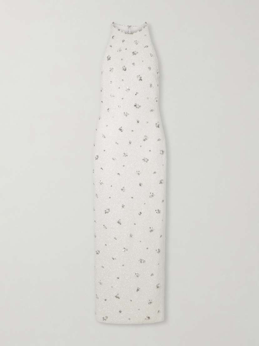 Clio Peppiatt Diamond Embellished Tulle Gown | Thumbnail 5 Clio Peppiatt Diamond Embellished Tulle Gown | Thumbnail 5