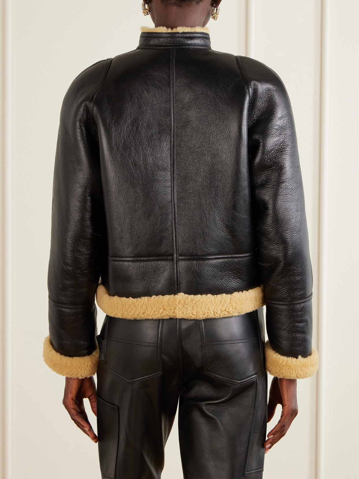 Kenny Shearling-Trimmed Coat