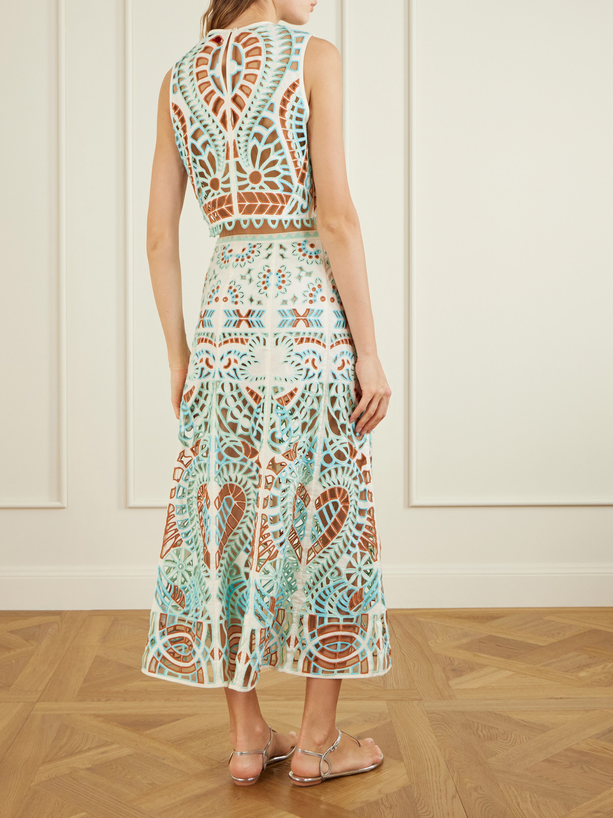 Rita Brisé Mare Broderie Anglaise Cotton Midi