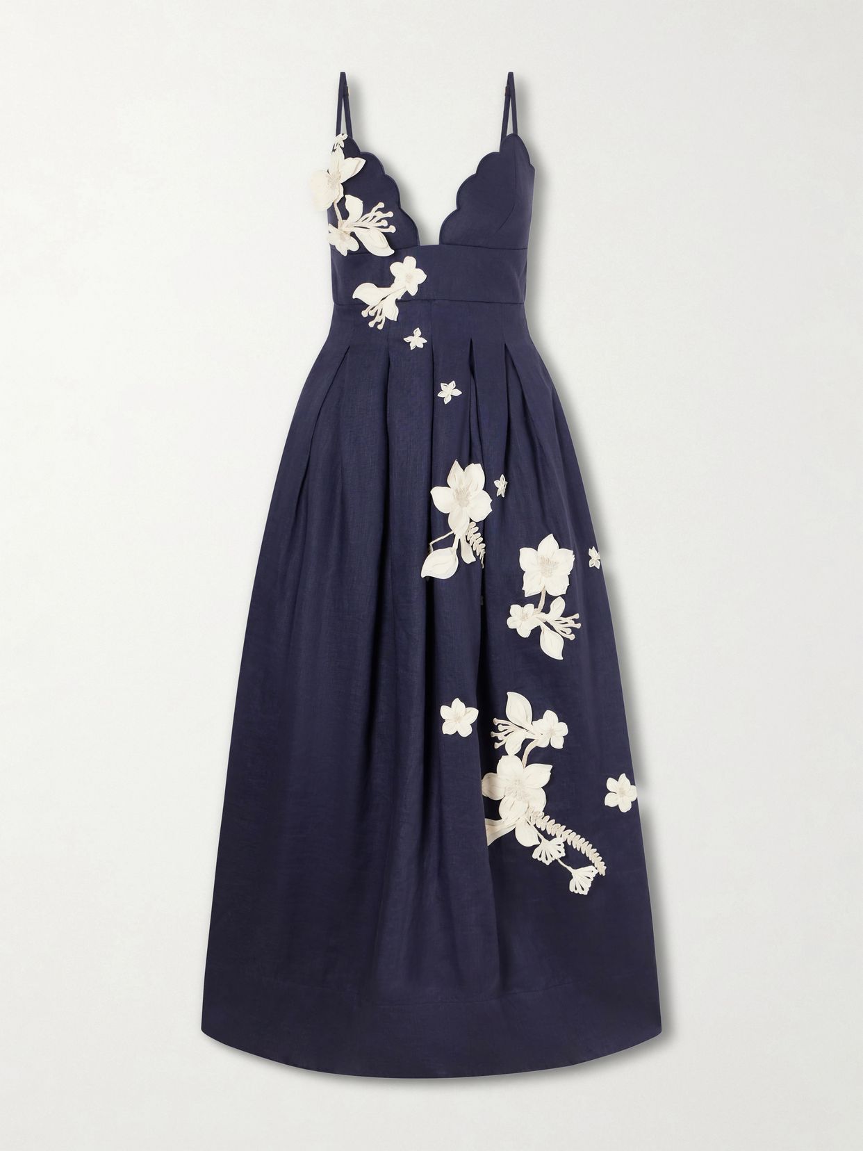 Sula Cauca linen-floral maxi dress