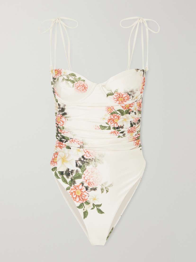 Agua by Agua Bendita Rabano Printed Swimsuit
