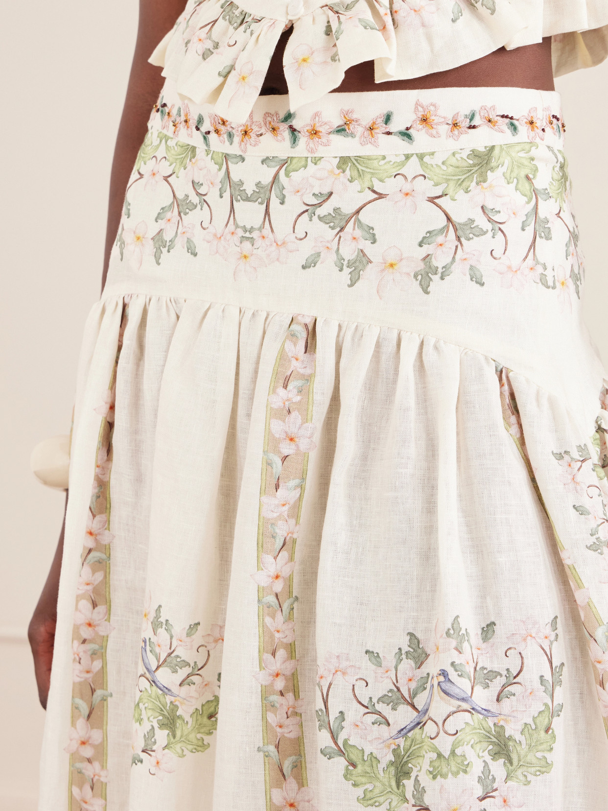Curua Anhelo Floral Midi