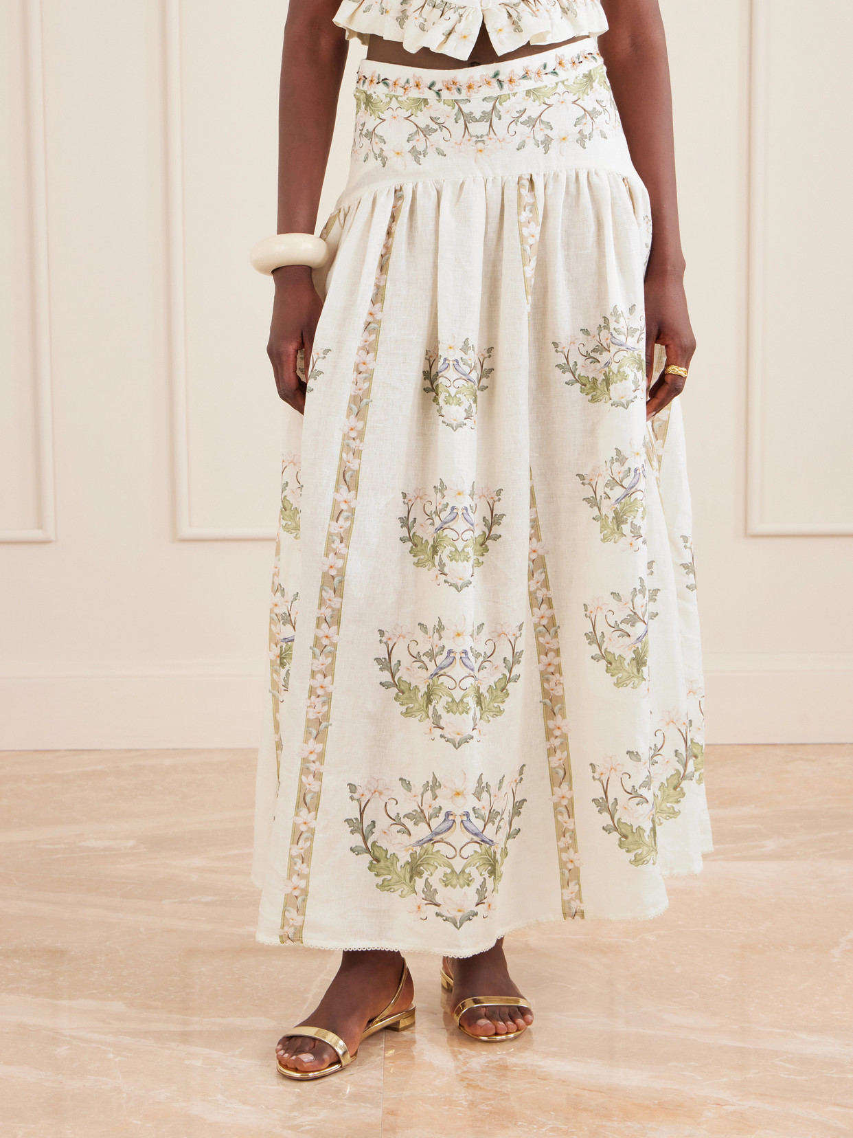 Curua Anhelo Floral Midi