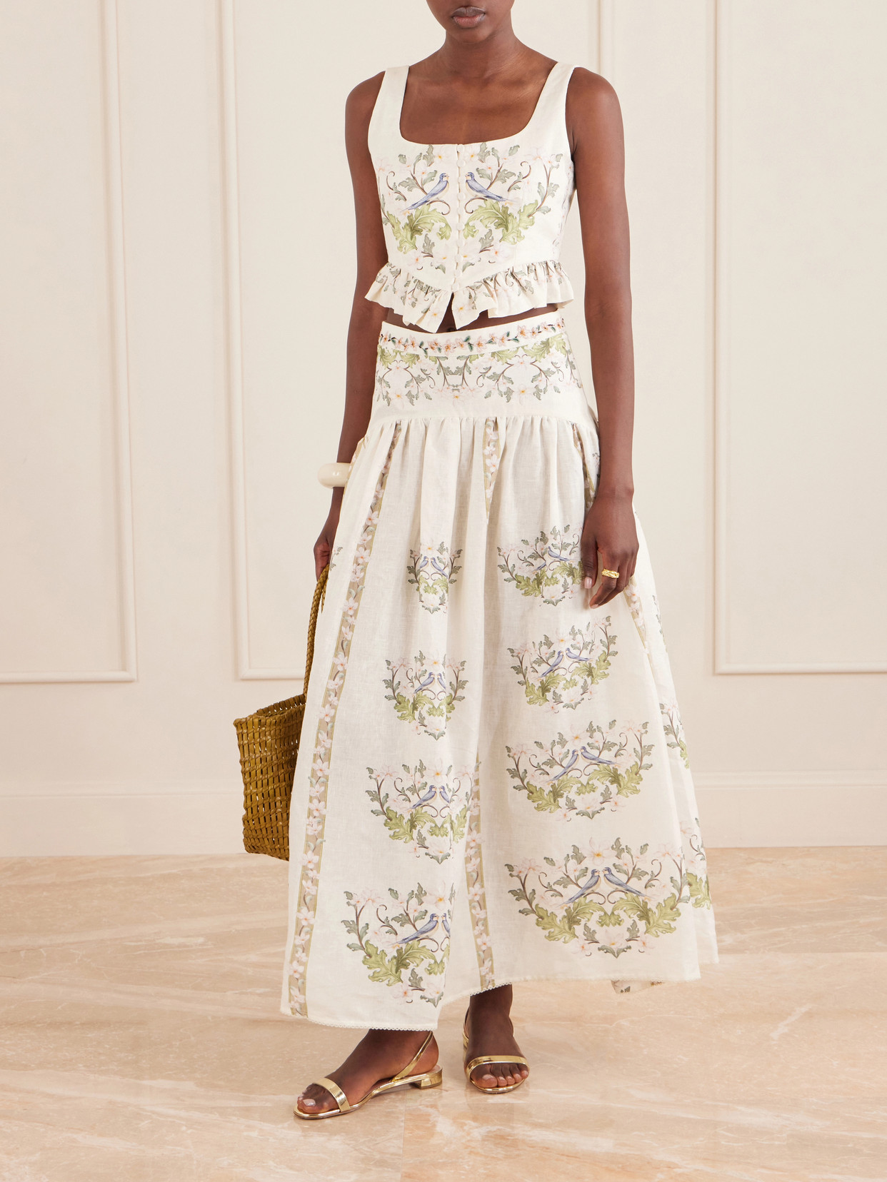 Curua Anhelo Floral Midi