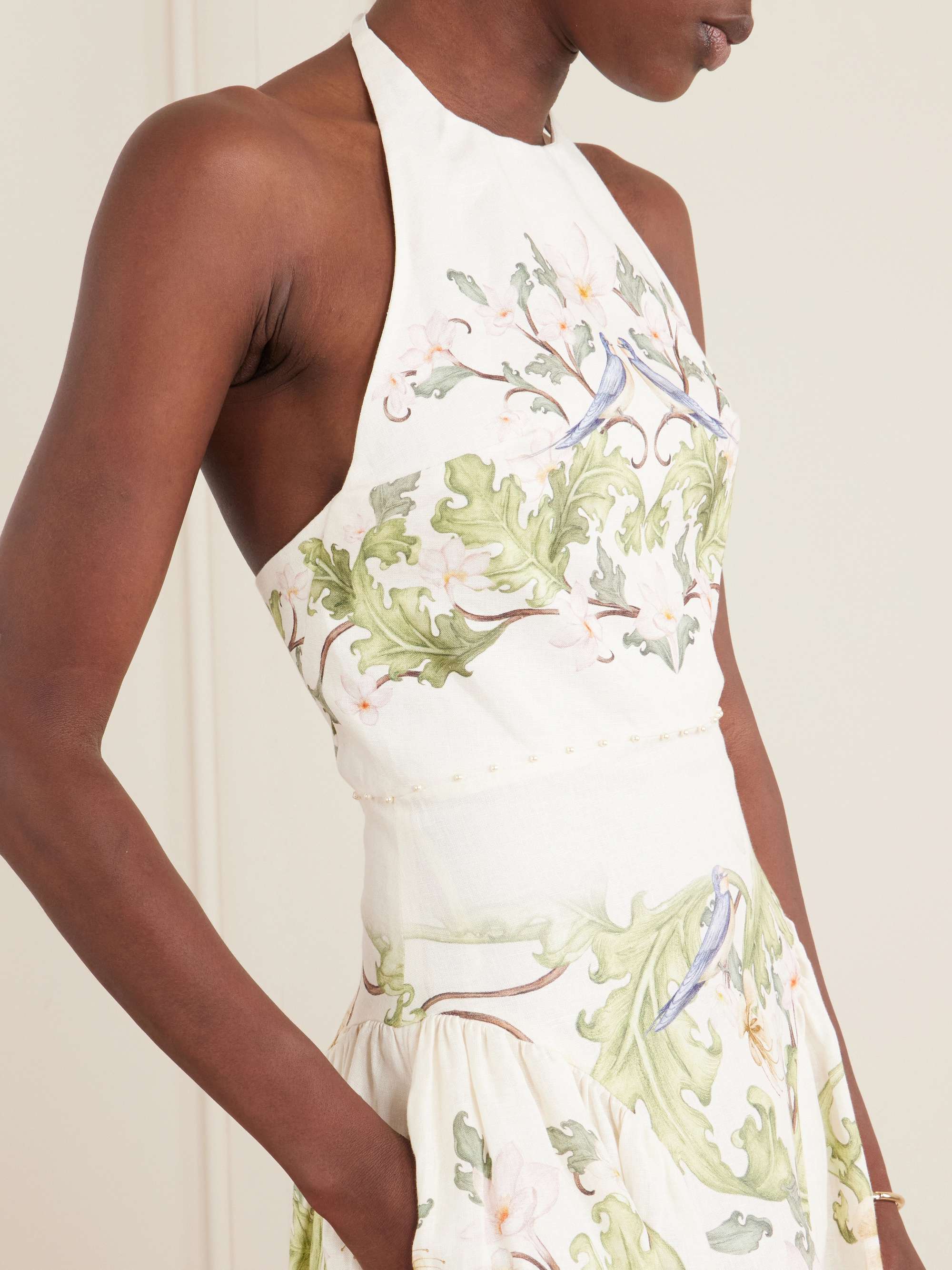 agua by agua bendita halter dress Agua by Agua Bendita Magnolia Halter Maxi Dress