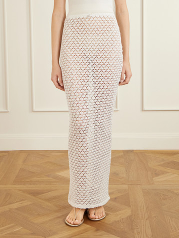 SARA CRISTINA Arena crocheted cotton coverup