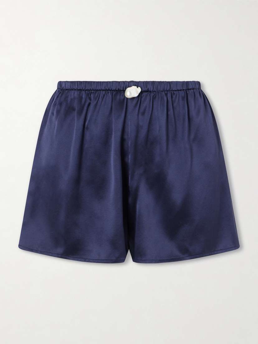 SARA CRISTINA Playa Silk Shorts