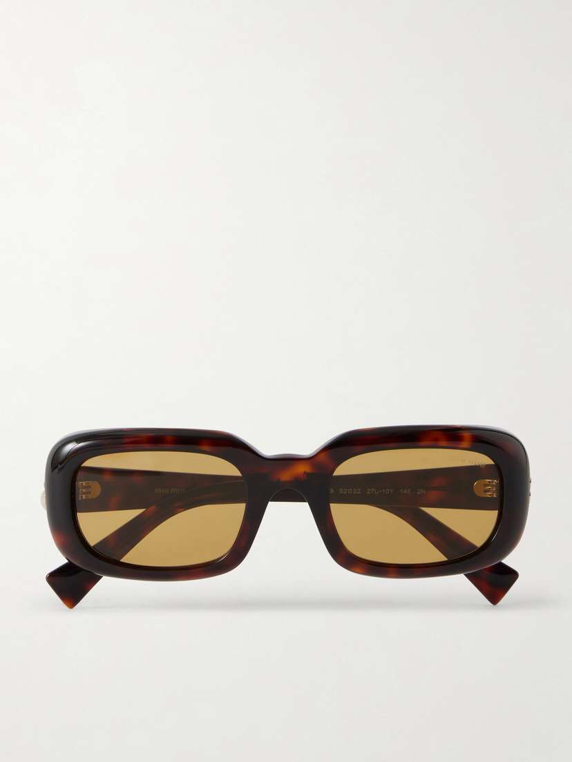 Miu Miu Eyewear Square-frame Acetate Sunglasses