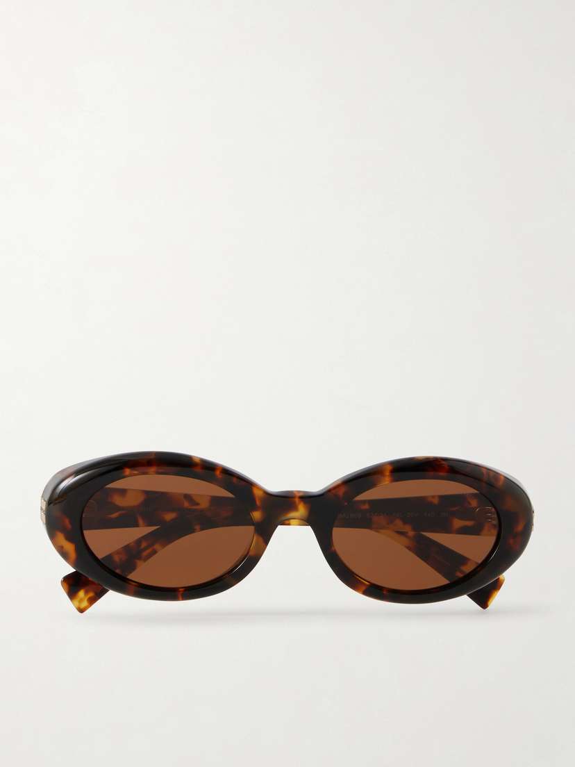 Miu Miu Eyewear Rounded-frame Acetate Sunglasses