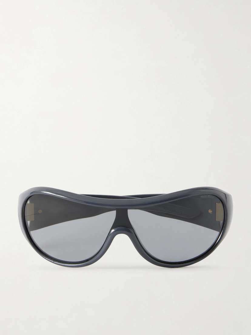 Miu Miu Eyewear Rounded-frame Acetate Sunglasses