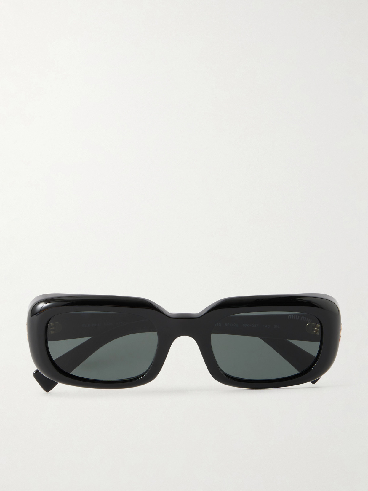 Miu Miu Square-frame Acetate Sunglasses In Black