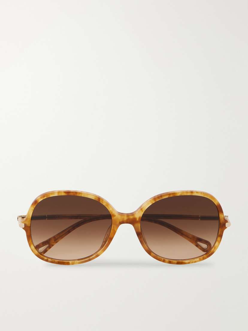 Chloé Rounded-frame Acetate Sunglasses