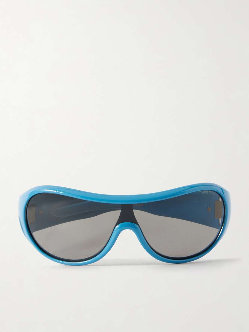 Miu Miu Eyewear Rounded-frame Acetate Sunglasses