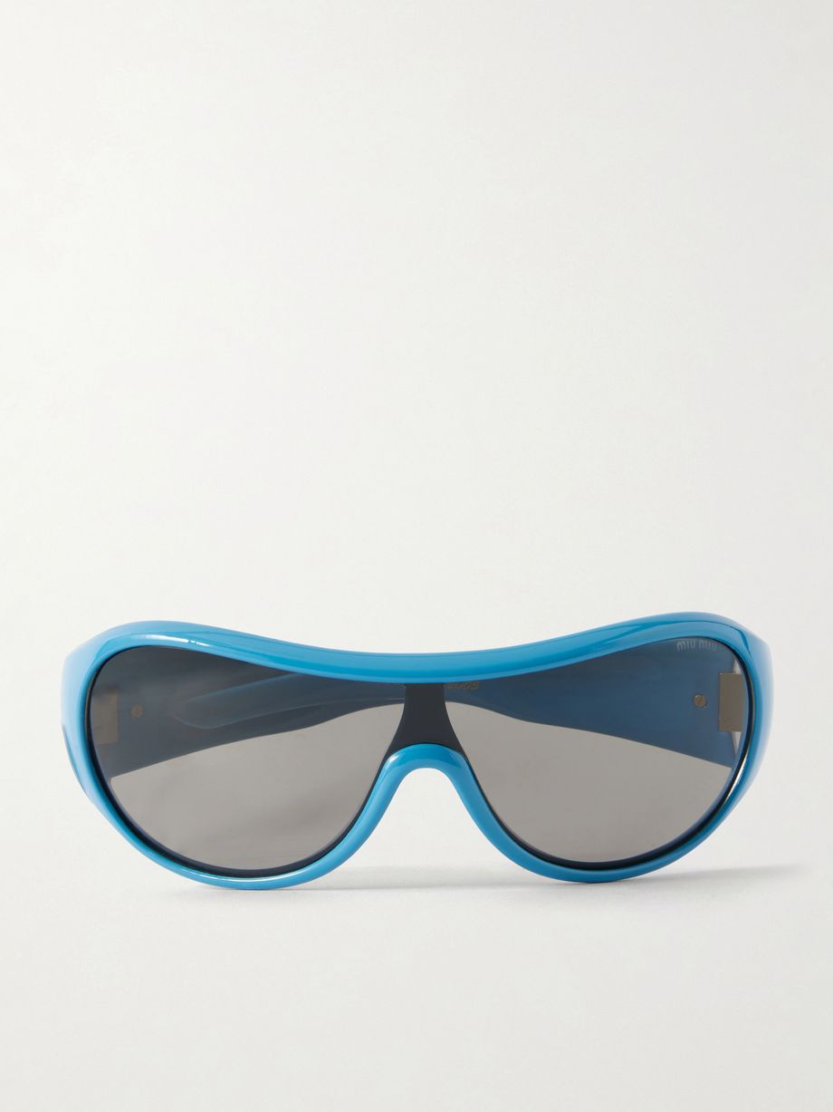 Rounded-Frame Acetate Sunglasses