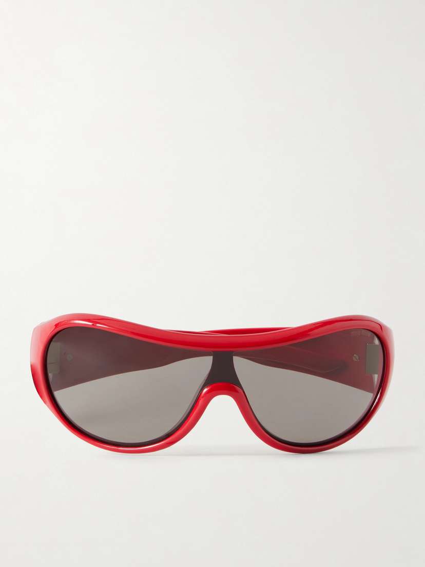 Miu Miu Eyewear Rounded-frame Acetate Sunglasses