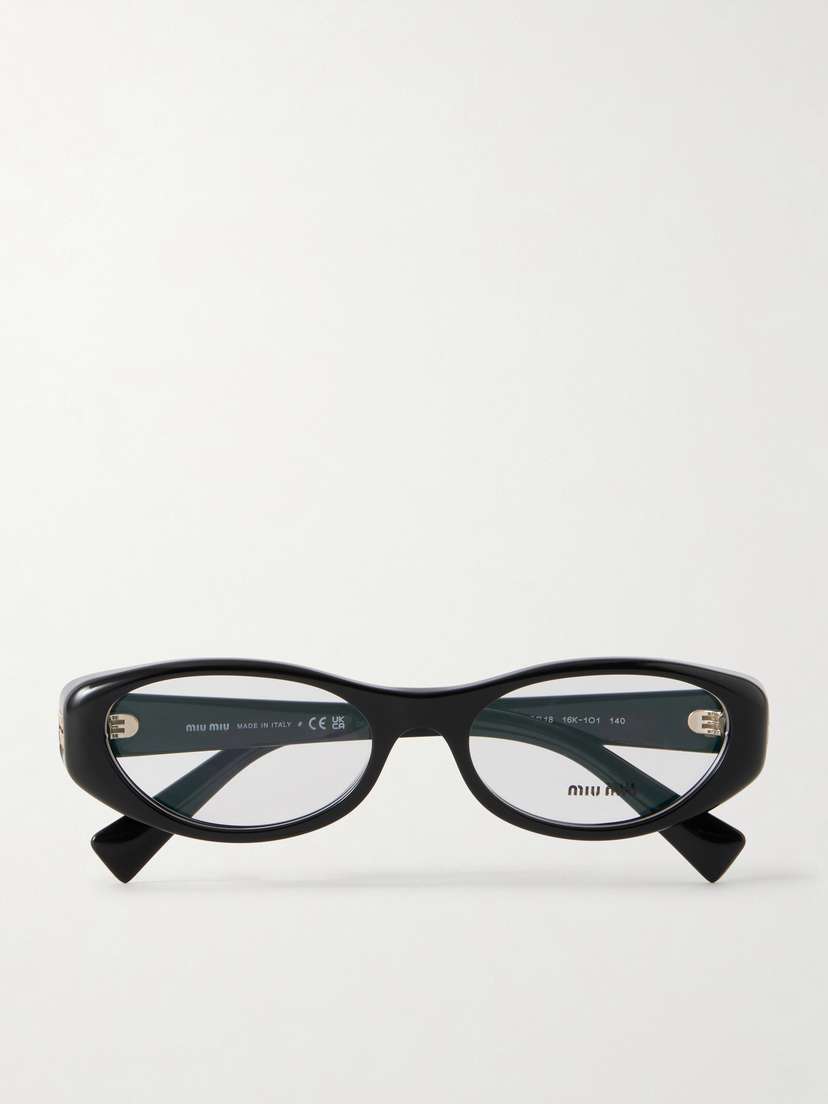 Miu Miu Eyewear Cat-eye Frame Acetate Optical Glasses