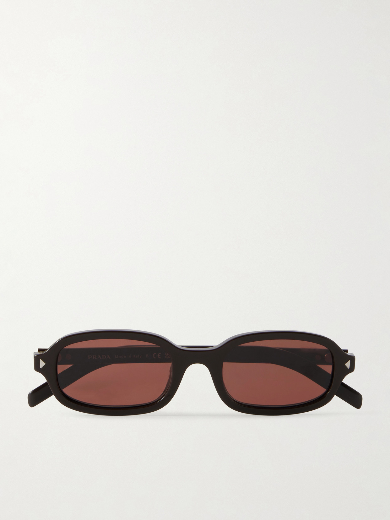 Prada Rectangular-frame Acetate Sunglasses In Transparent