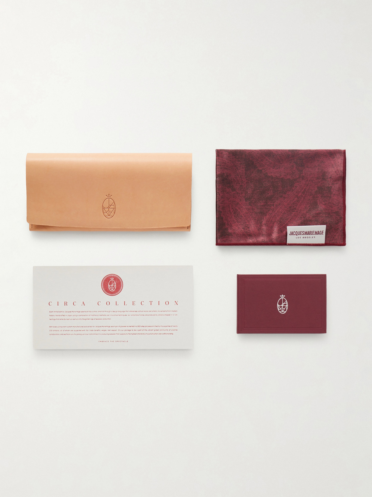 Jacques Marie Mage Initials Rectangular-frame Acetate Sunglasses In Black