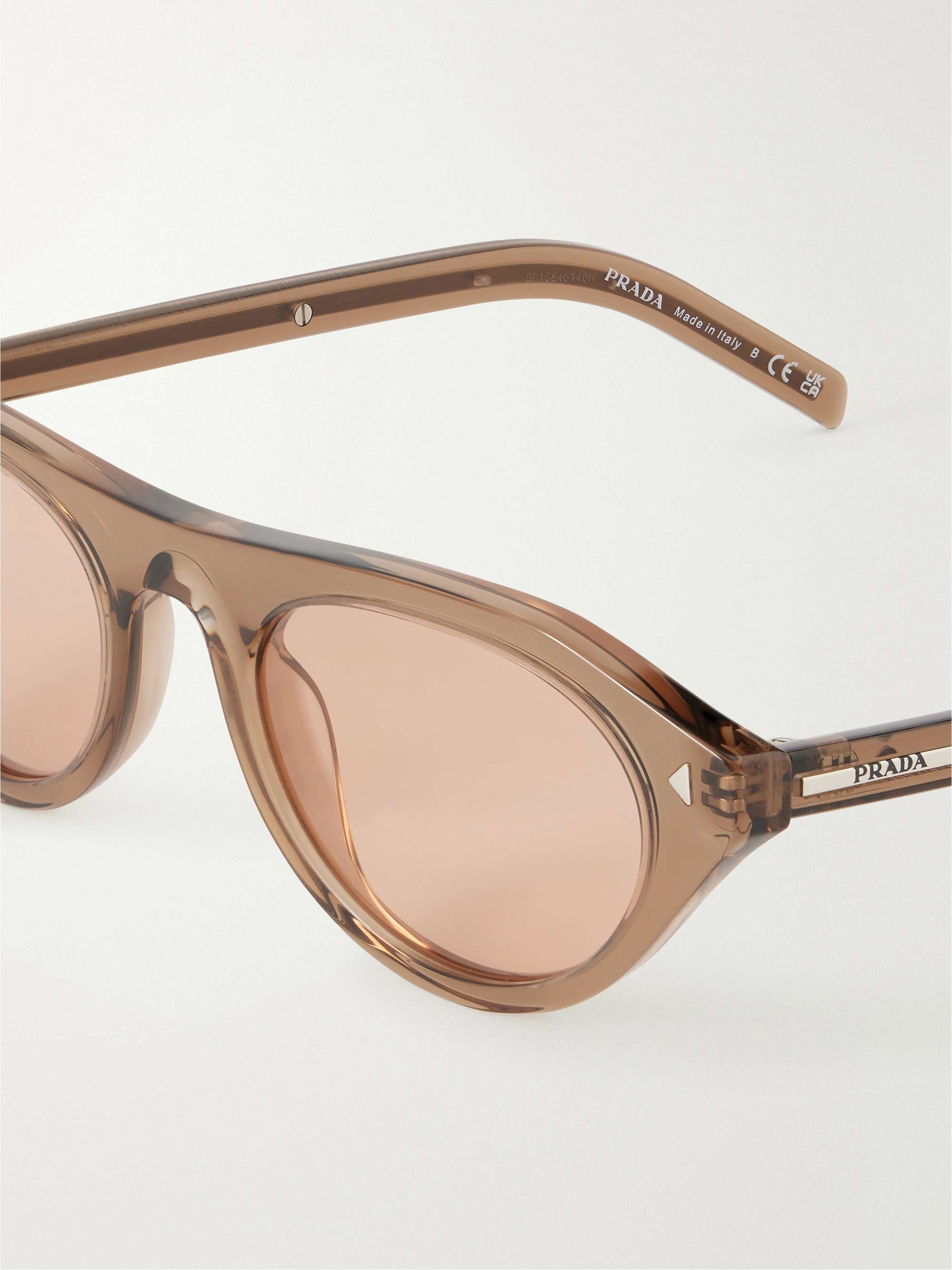 Women’s Prada retro tortoiseshell sunglasses made in Italy PR C05S Prada Sunglasses 20D50Q Juniper Tortoise - eye-oo.com main image 4