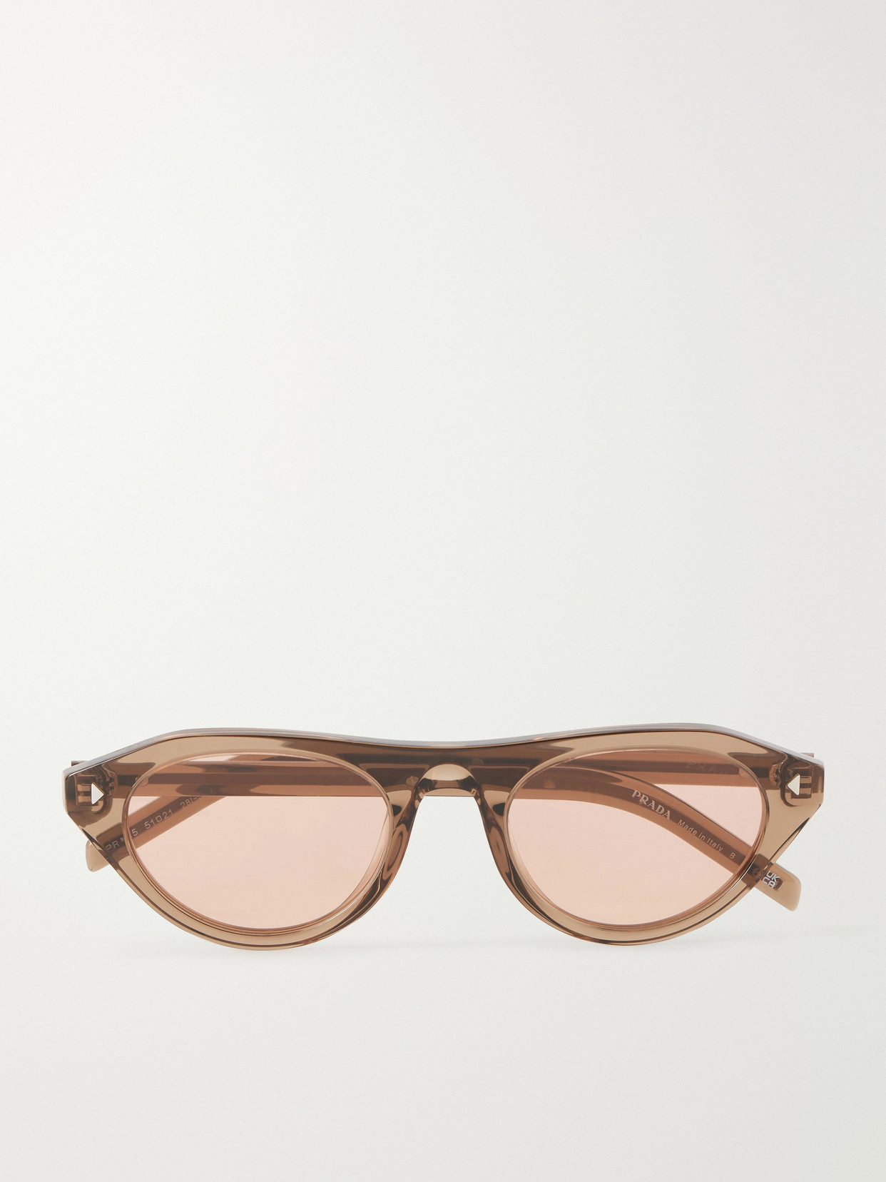 Prada D-frame Acetate Sunglasses In Brown