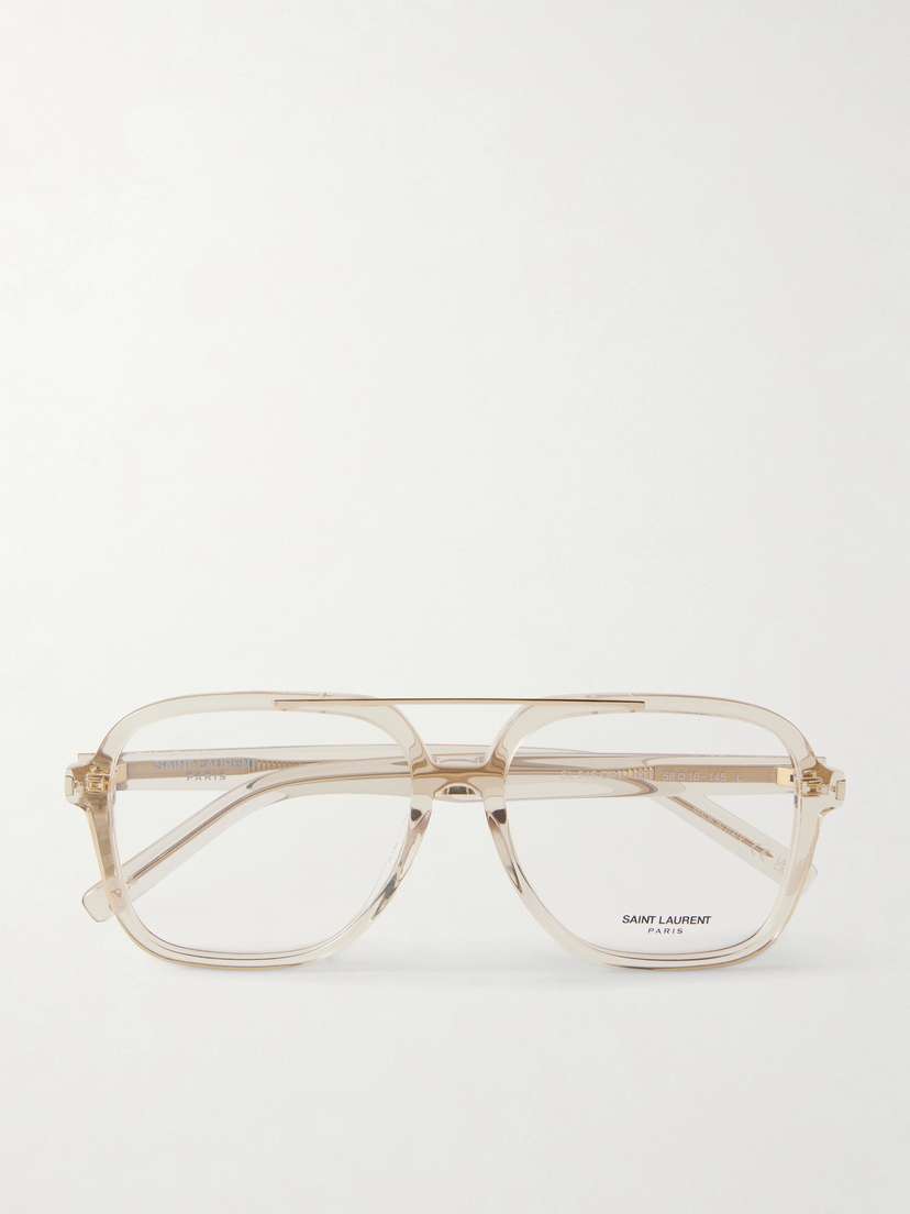 Saint Laurent Eyewear Sl 545 Square-frame Acetate Glasses