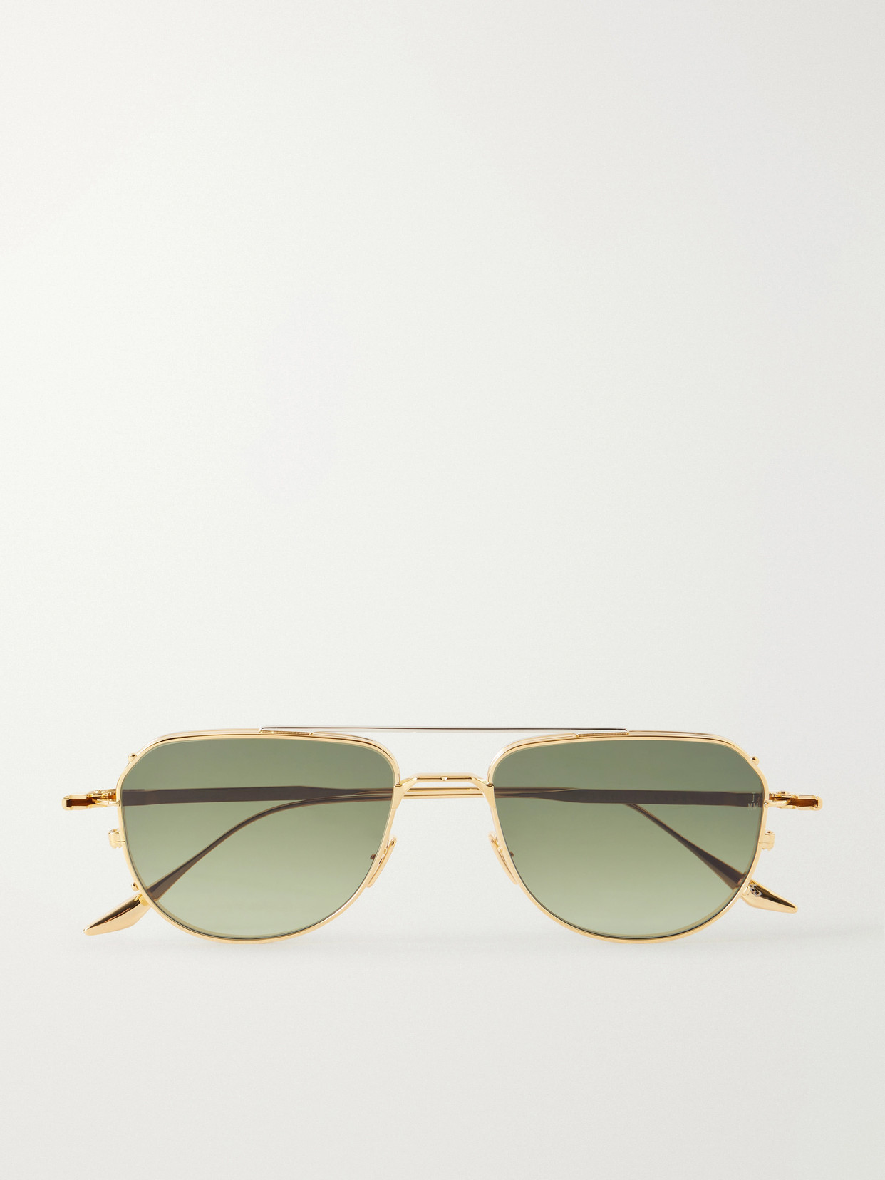 Jacques Marie Mage Cendrars Aviator-style Titanium Sunglasses In Purple