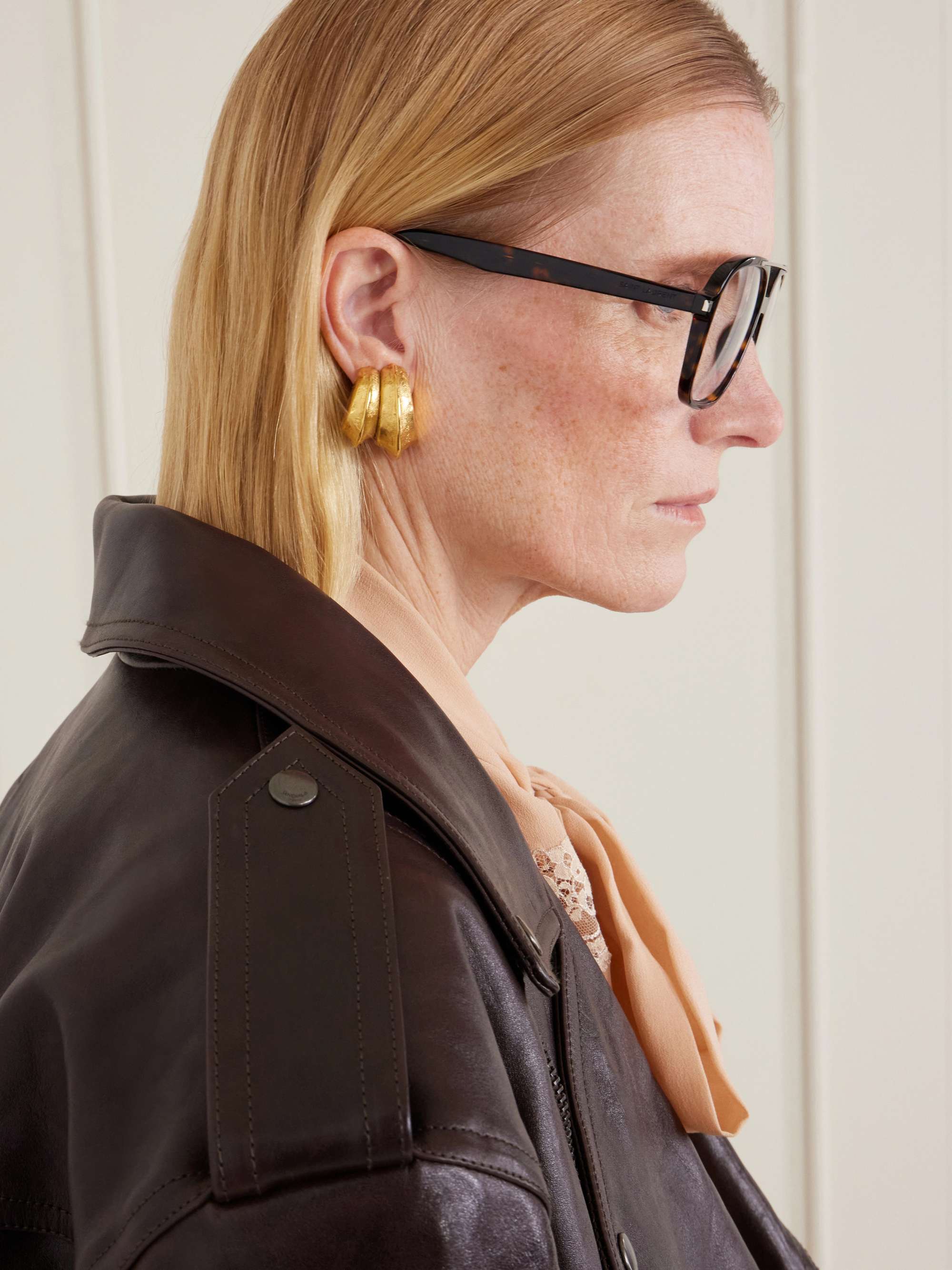 SAINT LAURENT EYEWEAR SL 545 square-frame acetate glasses | NET-A