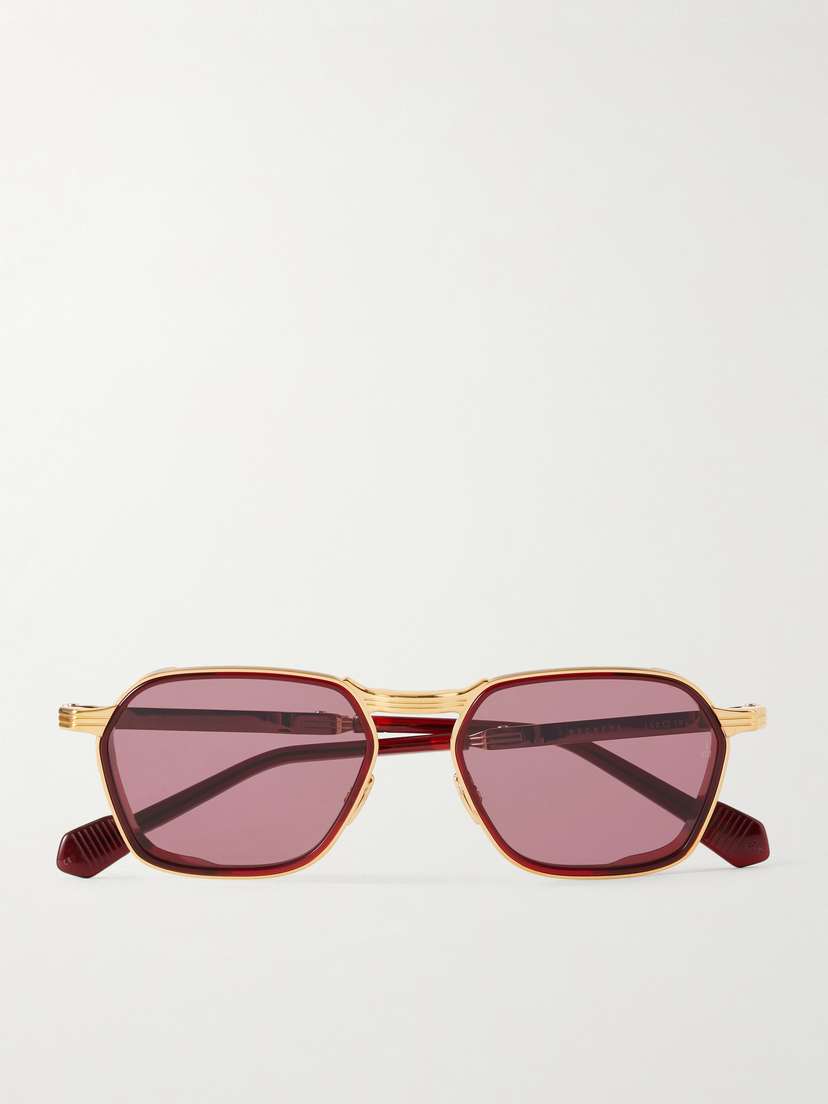 Jacques Marie Mage Beckett Rectangle-frame Sunglasses