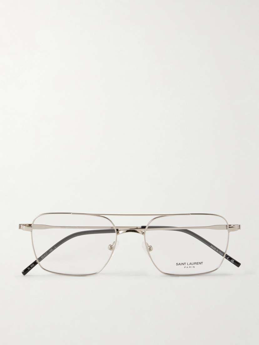 Saint Laurent Eyewear Sl 888 Quare-frame Metal Glasses