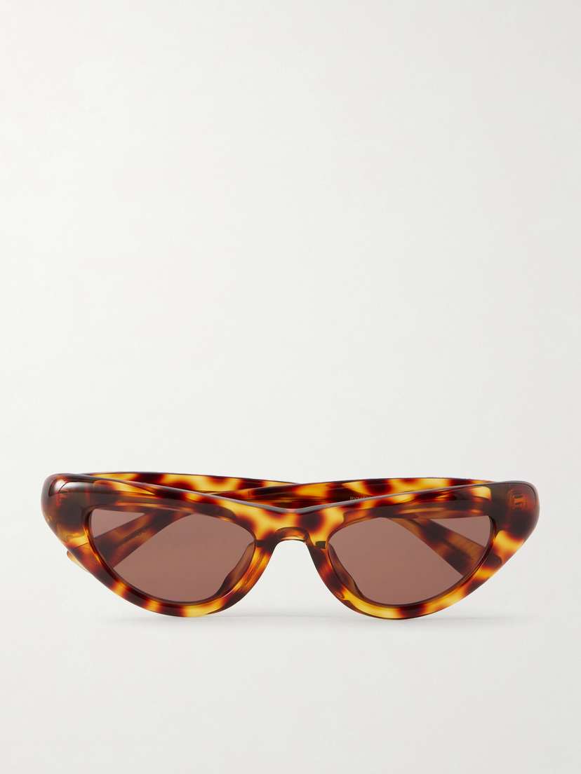 Bottega Veneta Eyewear Curvy Cat-eye Acetate Sunglasses