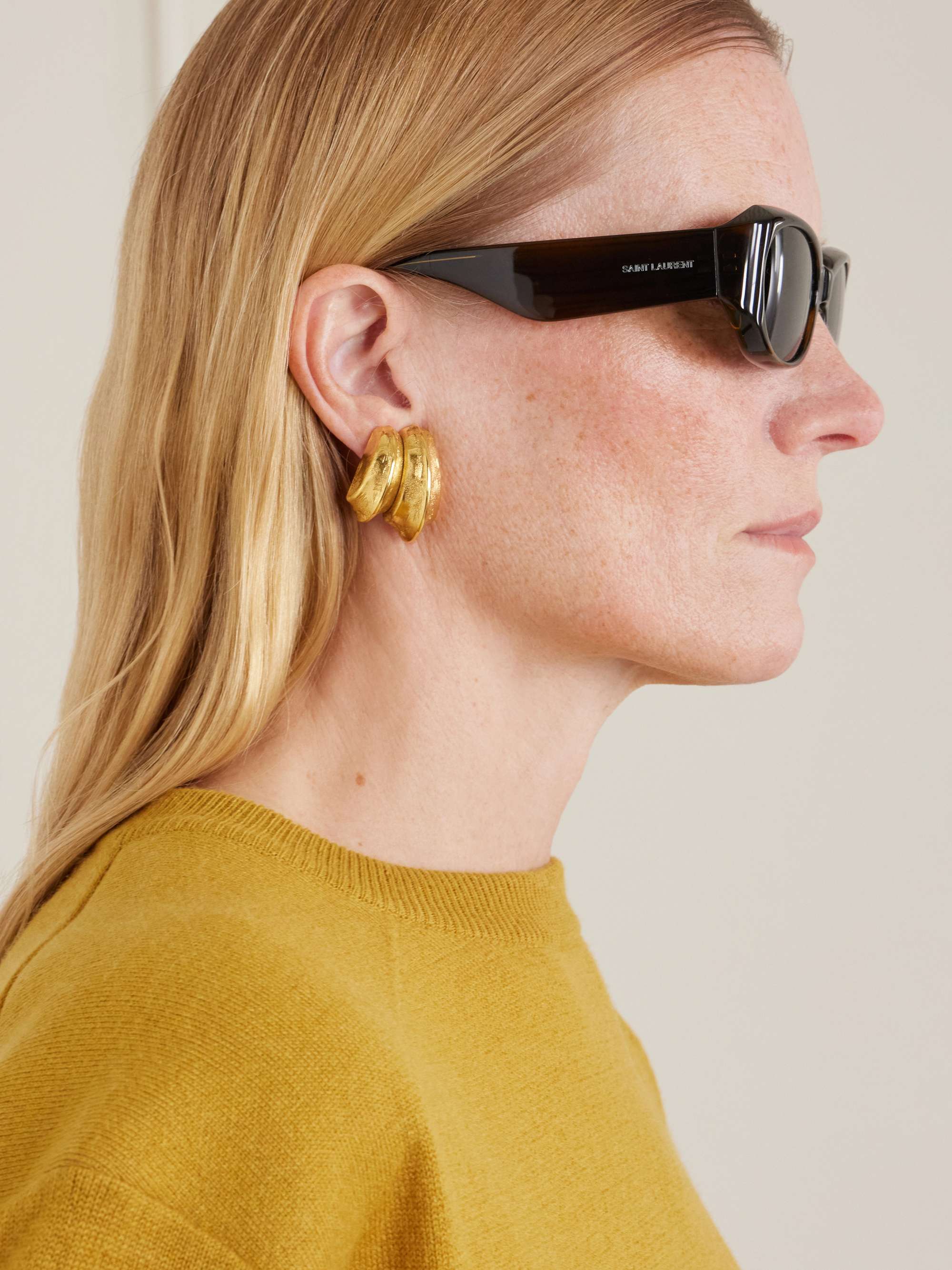 SAINT LAURENT EYEWEAR SL 868 squared-frame acetate sunglasses